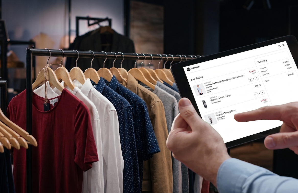 In-store tablet kiosk for Shopify endless aisle browsing